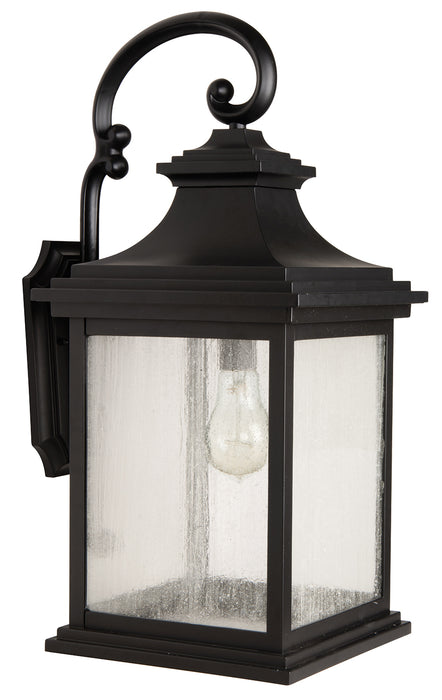 Craftmade Z3224-MN One Light Wall Mount, Midnight