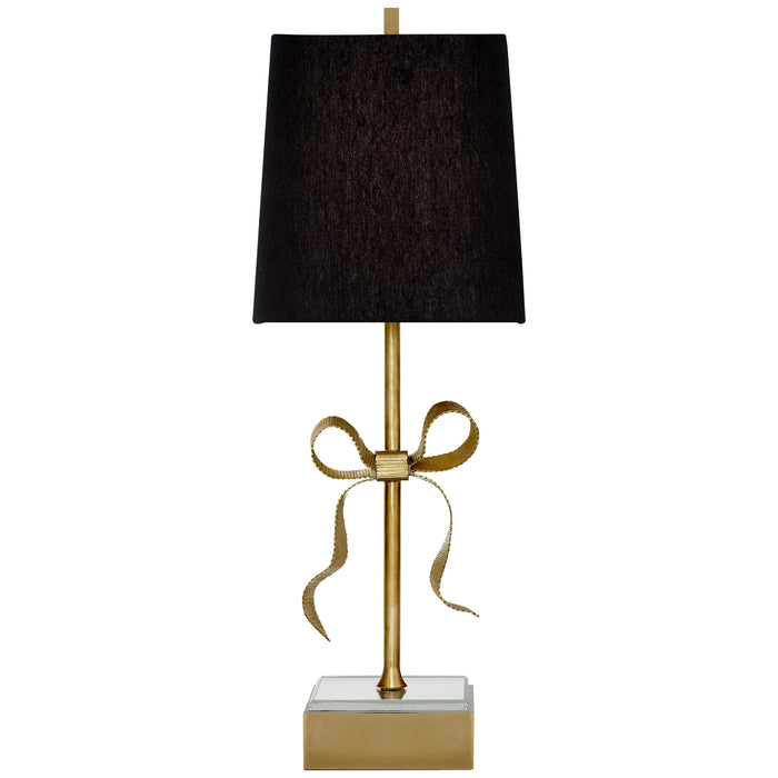 Visual Comfort Signature KS 3111SB-BL One Light Table Lamp, Soft Brass