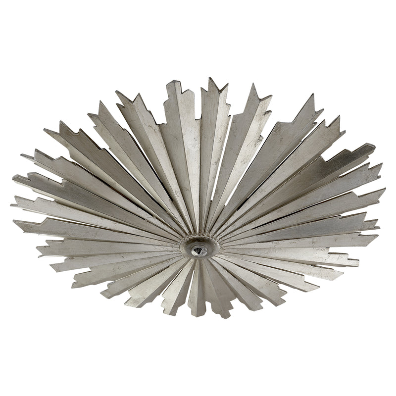 Visual Comfort Signature CHC 4402BSL LED Flush Mount, Burnished Silver Leaf