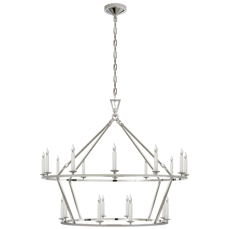 Visual Comfort Signature CHC 5179PN 20 Light Chandelier, Polished Nickel