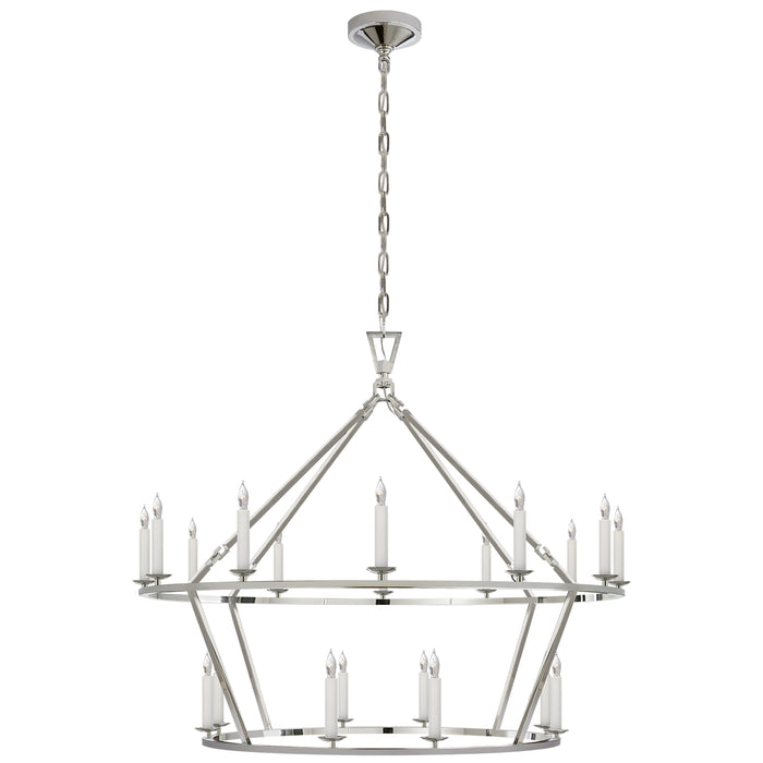 Visual Comfort Signature CHC 5179PN 20 Light Chandelier, Polished Nickel