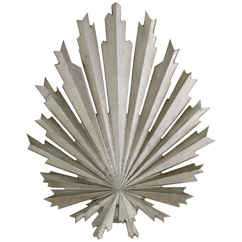 Visual Comfort Signature CHD 1624BSL One Light Wall Sconce, Burnished Silver Leaf