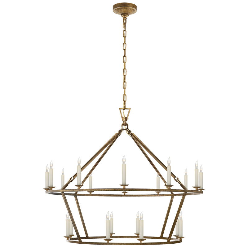 Visual Comfort Signature CHC 5179GI 20 Light Chandelier, Gilded Iron