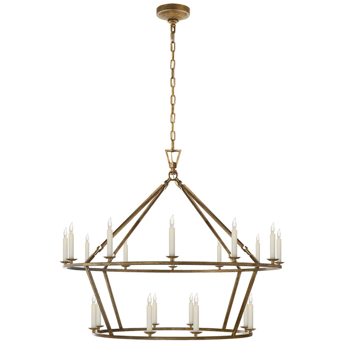 Visual Comfort Signature CHC 5179GI 20 Light Chandelier, Gilded Iron
