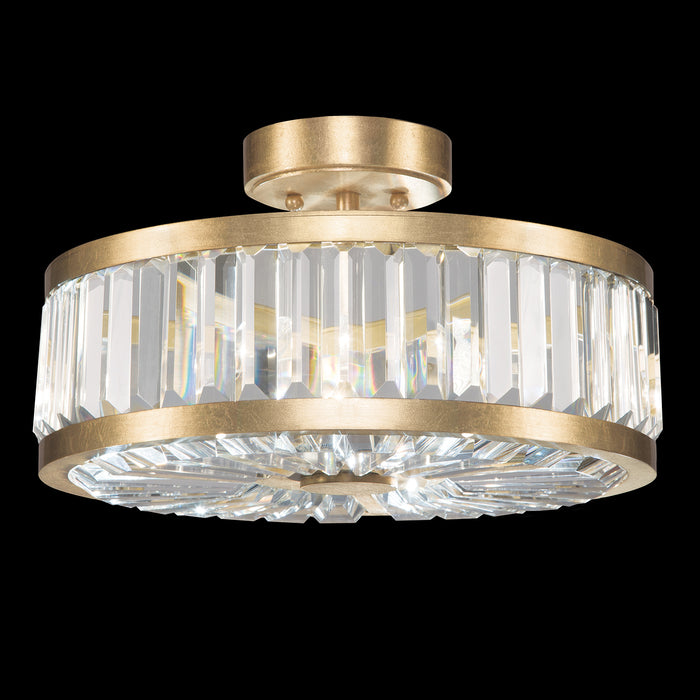 Fine Art 815740-2ST Three Light Semi-Flush Mount, Gold