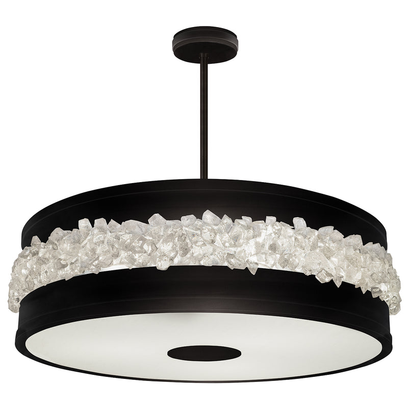 Fine Art 876340-2ST Three Light Pendant, Black