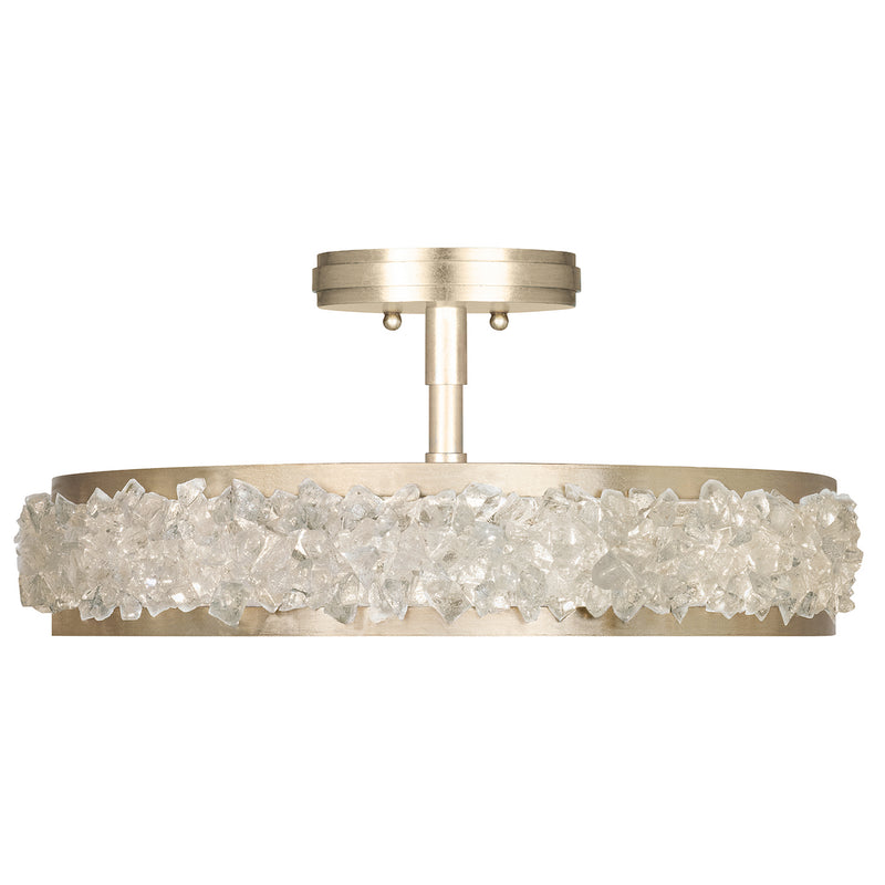 Fine Art 879940-1ST Three Light Semi-Flush Mount, Gold