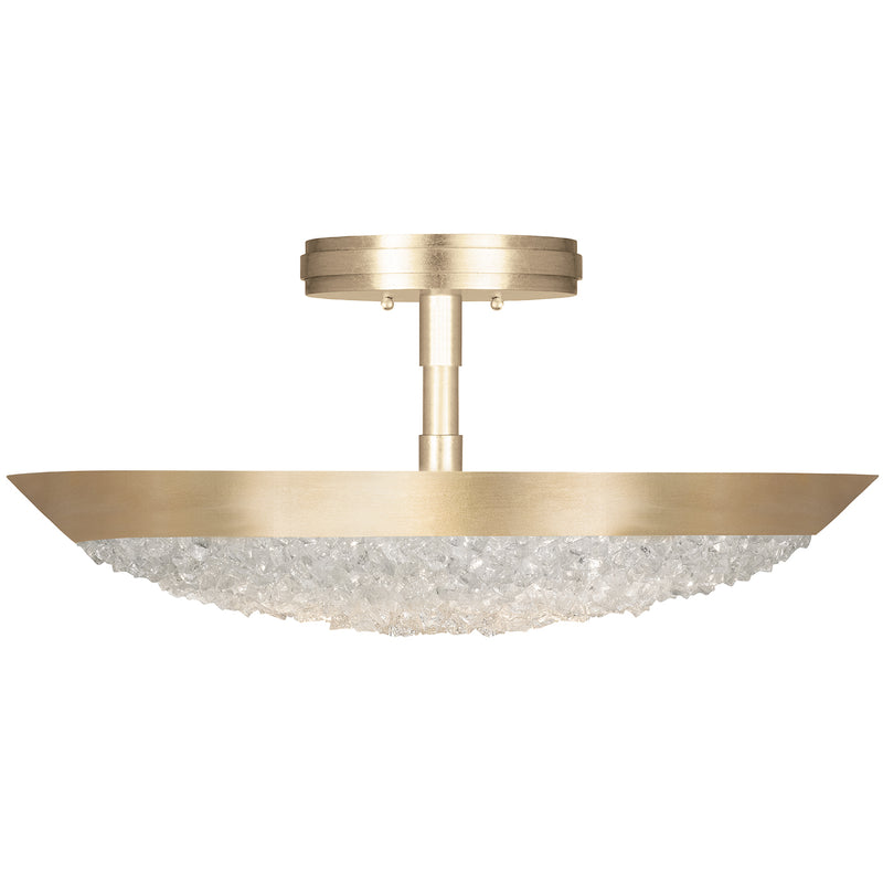 Fine Art 880040-1ST Three Light Semi-Flush Mount, Gold