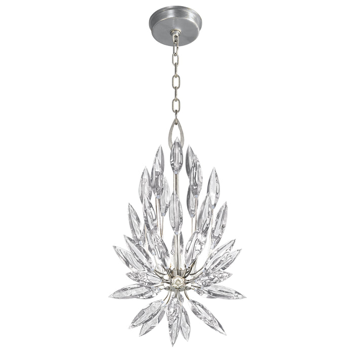 Fine Art 881540ST Three Light Chandelier, Silver
