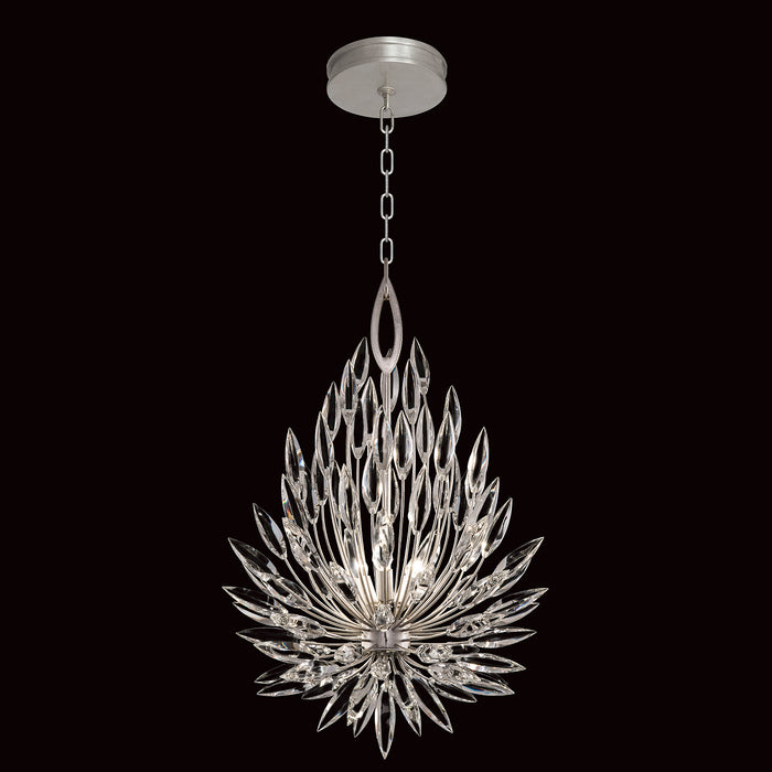 Fine Art 881640ST Three Light Chandelier, Silver