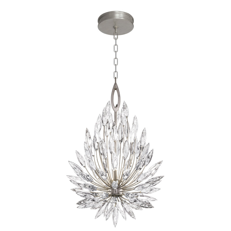 Fine Art 881640ST Three Light Chandelier, Silver