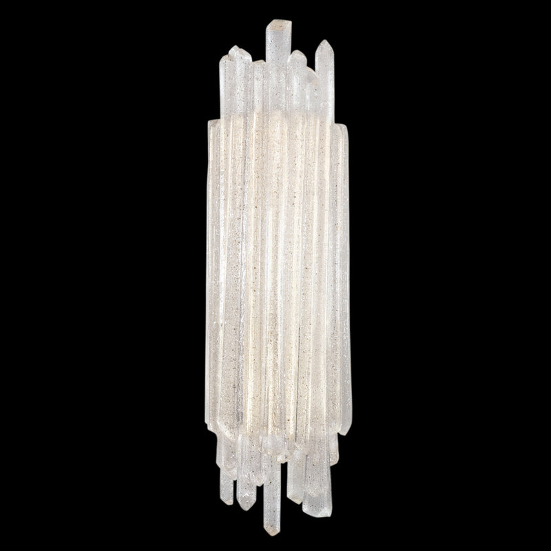 Fine Art 887450ST Three Light Wall Sconce, Silver