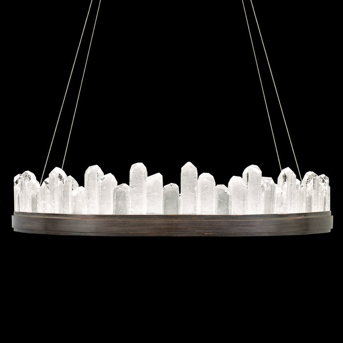 Fine Art 888440-3ST LED Pendant, Bronze