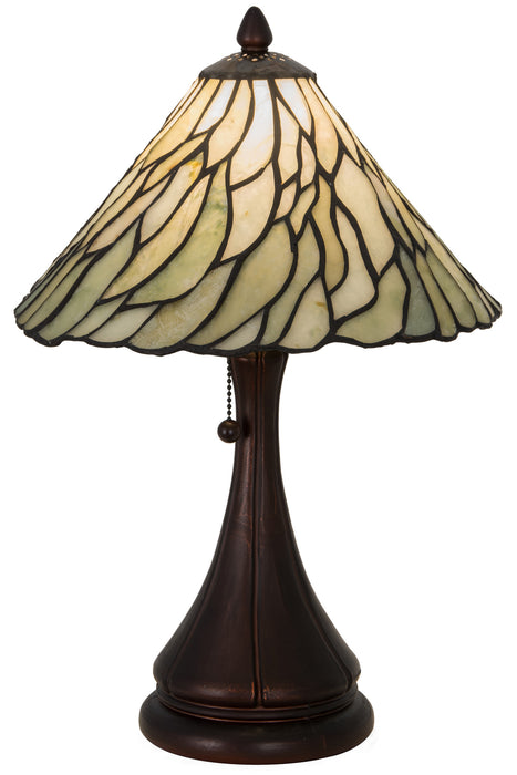 Meyda Tiffany 107365 One Light Table Lamp, Wrought Iron,Hand Wrought Iron