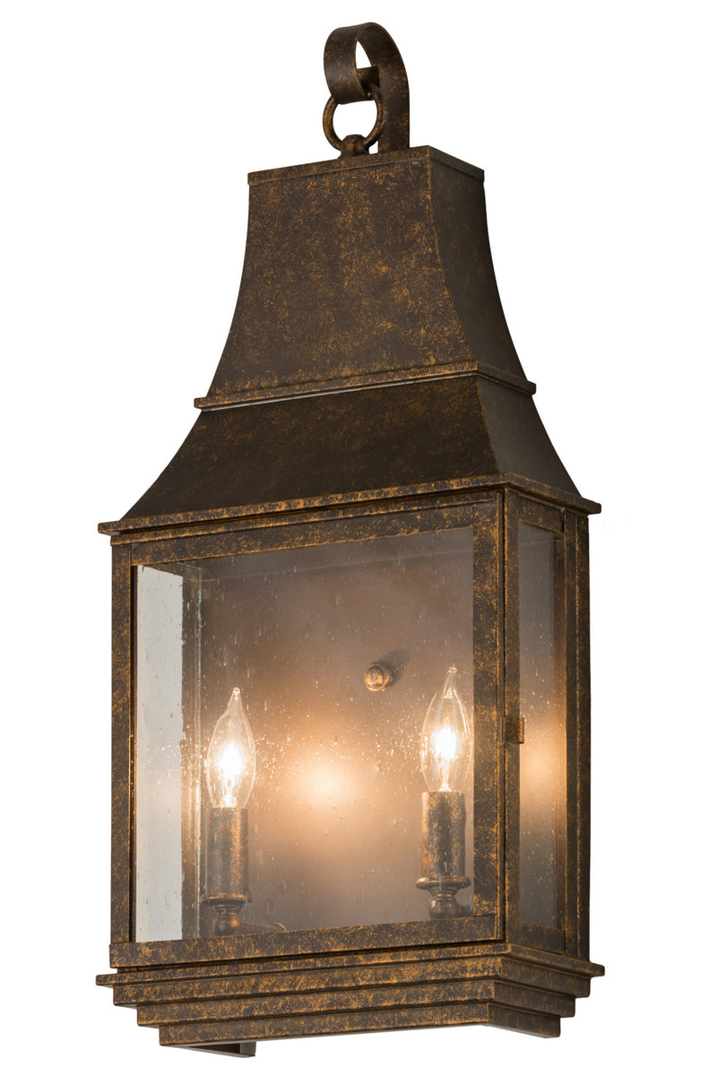 Meyda Tiffany 115726 Two Light Wall Sconce, Golden Bronze