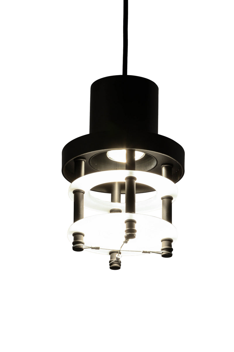 Meyda Tiffany 126259 One Light Mini Pendant, Blackwash
