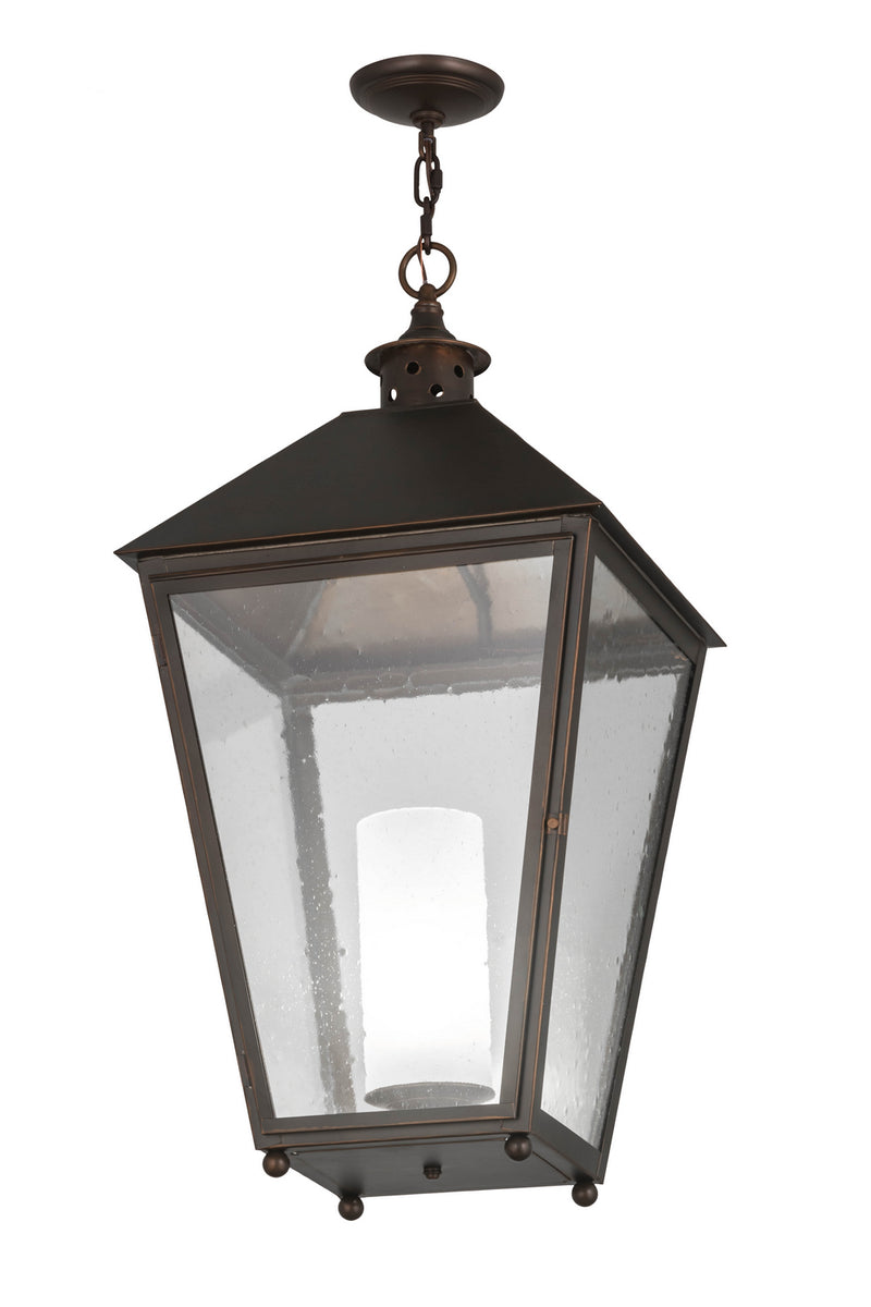 Meyda Tiffany 148940 One Light Pendant, Oil Rubbed Bronze