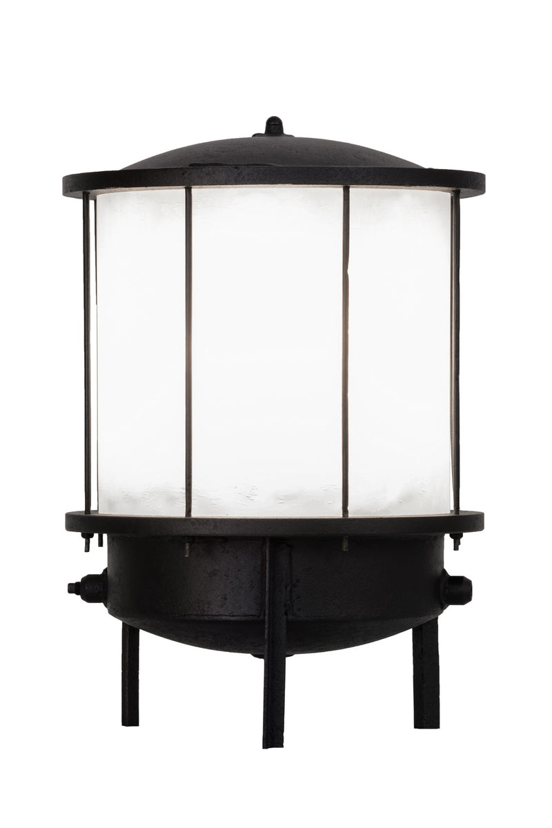 Meyda Tiffany 155327 Three Light Pier Mount, Black Metal