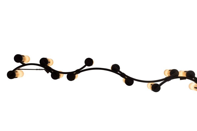 Meyda Tiffany 167465 14 Light Chandelier, Mahogany Bronze