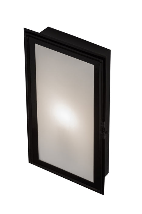 Meyda Tiffany 169215 One Light Wall Sconce, Black Chrome