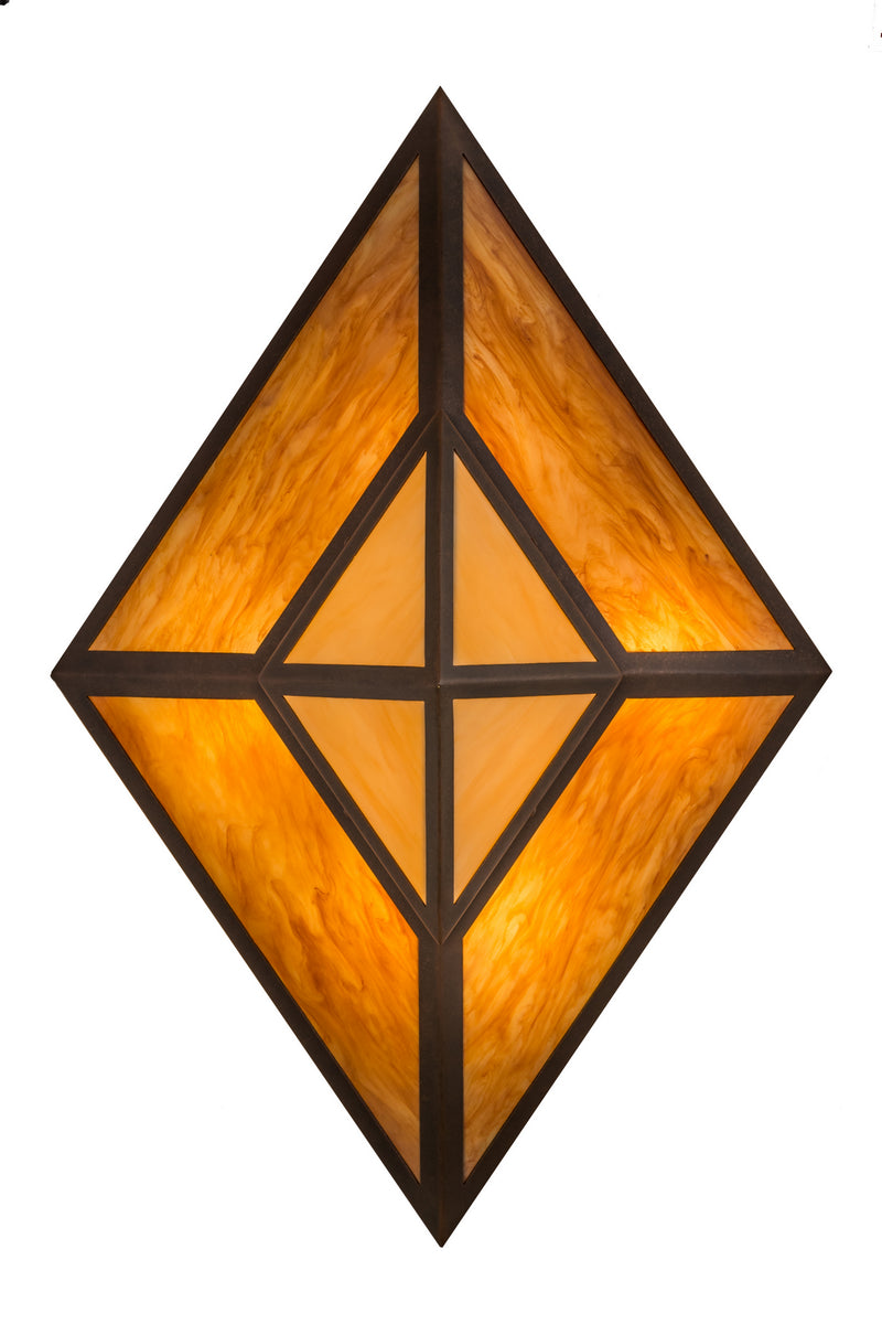 Meyda Tiffany 169768 Five Light Wall Sconce, Antique Rust