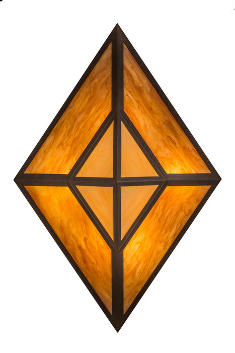 Meyda Tiffany 169768 Five Light Wall Sconce, Antique Rust