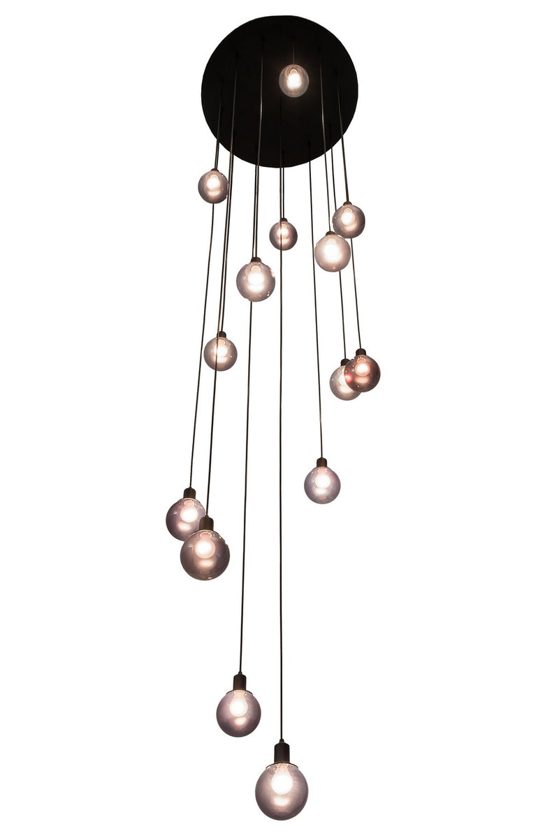 Meyda Tiffany 171527 14 Light Pendant, Solar Black