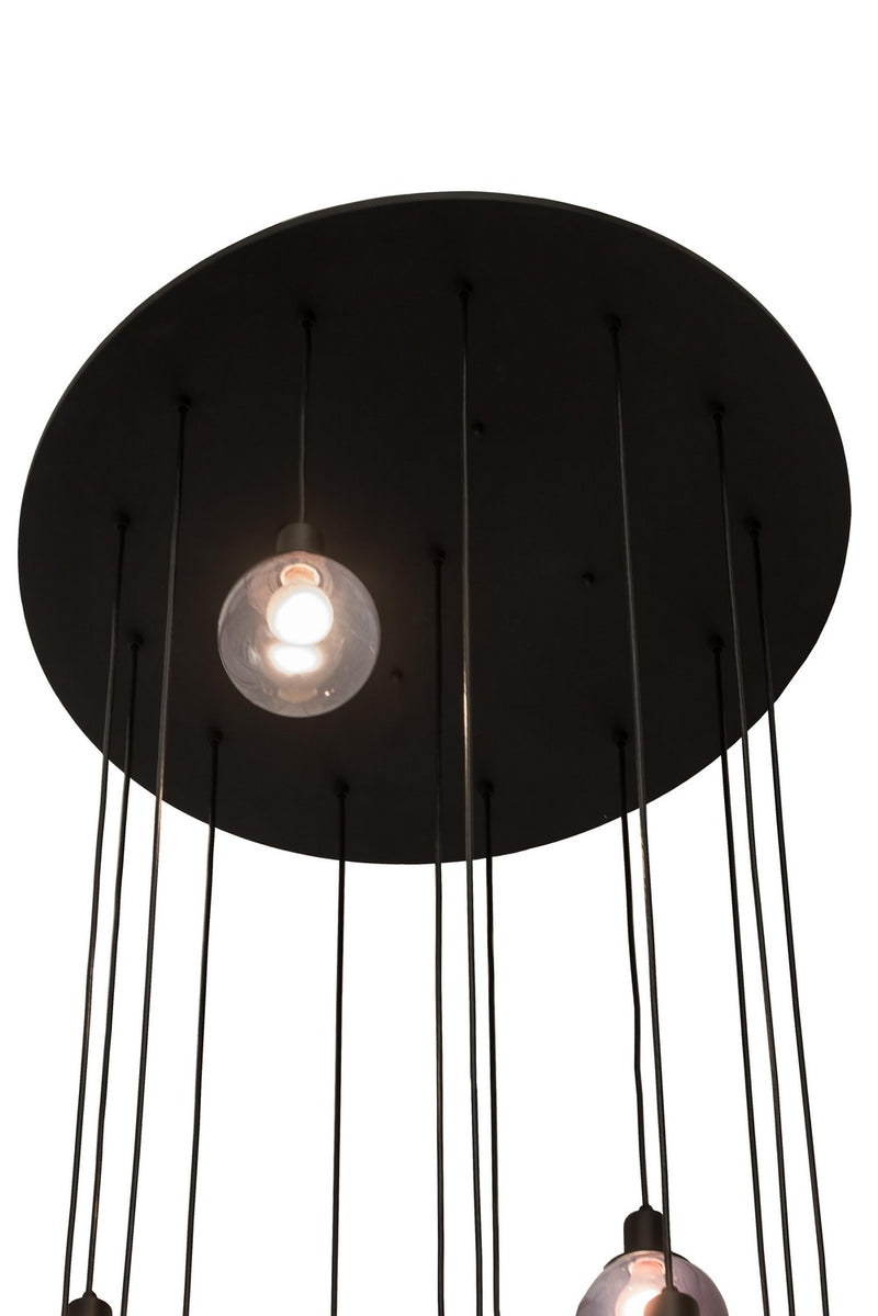 Meyda Tiffany 171527 14 Light Pendant, Solar Black