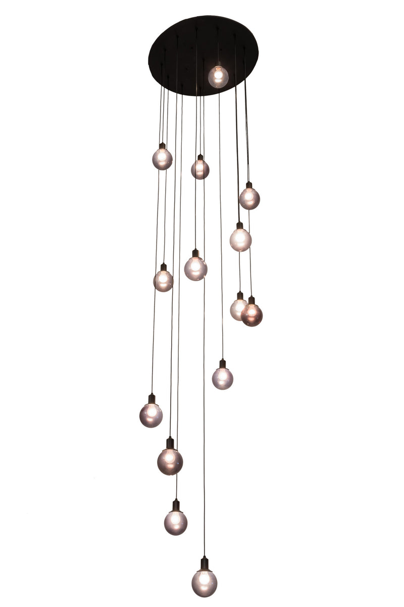 Meyda Tiffany 171527 14 Light Pendant, Solar Black