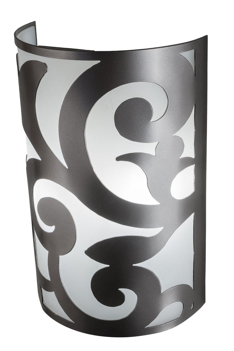 Meyda Tiffany 172764 LED Wall Sconce, Nickel Powder Coat