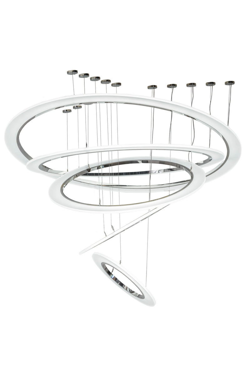 Meyda Tiffany 174869 LED Pendant, Polished Stainless Steel