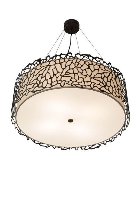 Meyda Tiffany 177232 Four Light Pendant, Oil Rubbed Bronze
