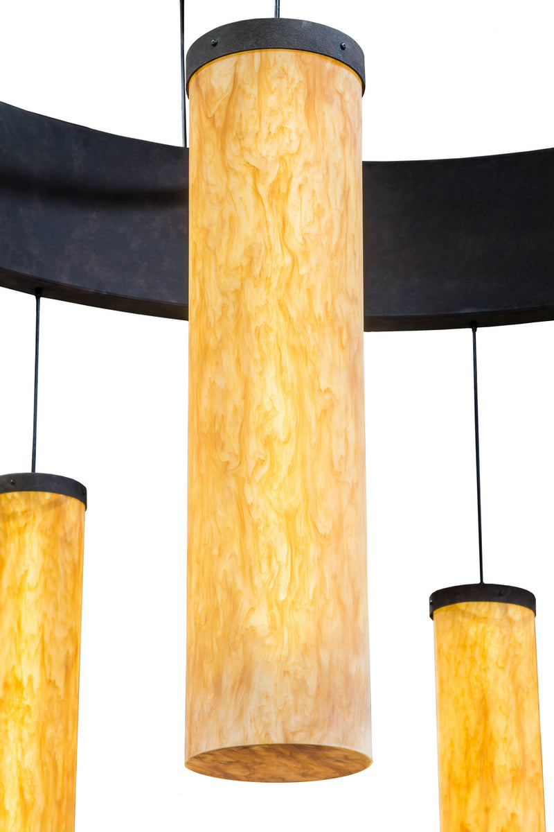 Meyda Tiffany 177369 LED Pendant, Distressed Chestnut