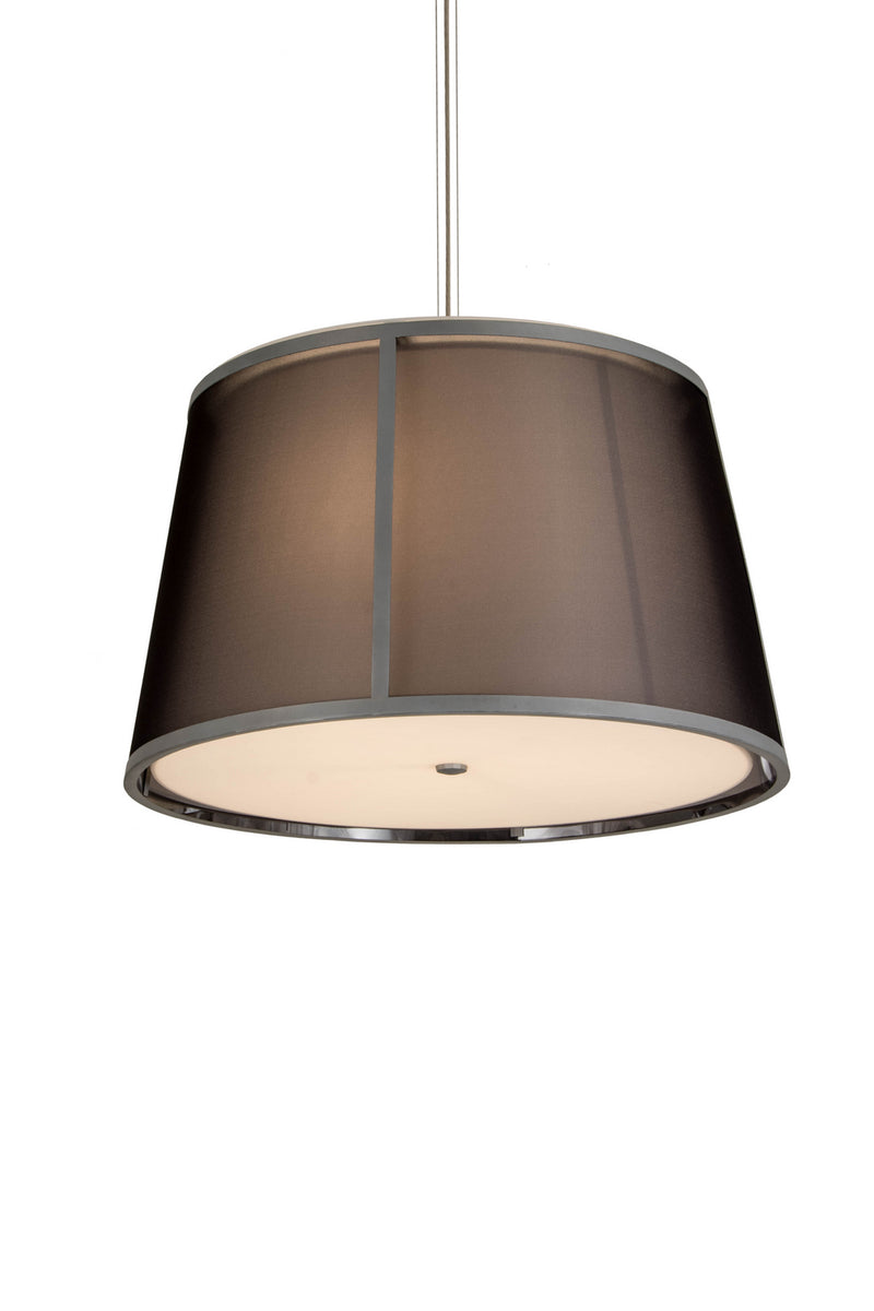 Meyda Tiffany 177582 Three Light Pendant, Weatherable Silver