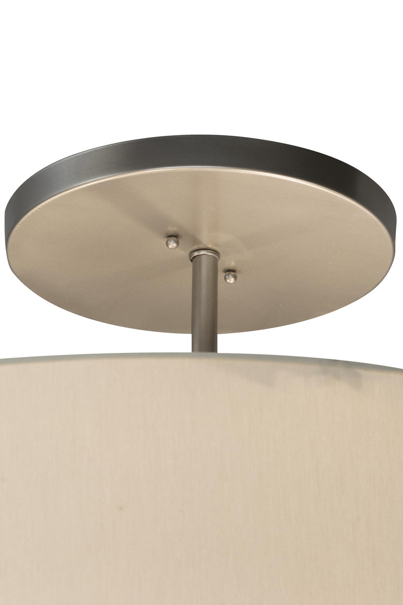 Meyda Tiffany 177632 Four Light Semi-Flushmount, Nickel