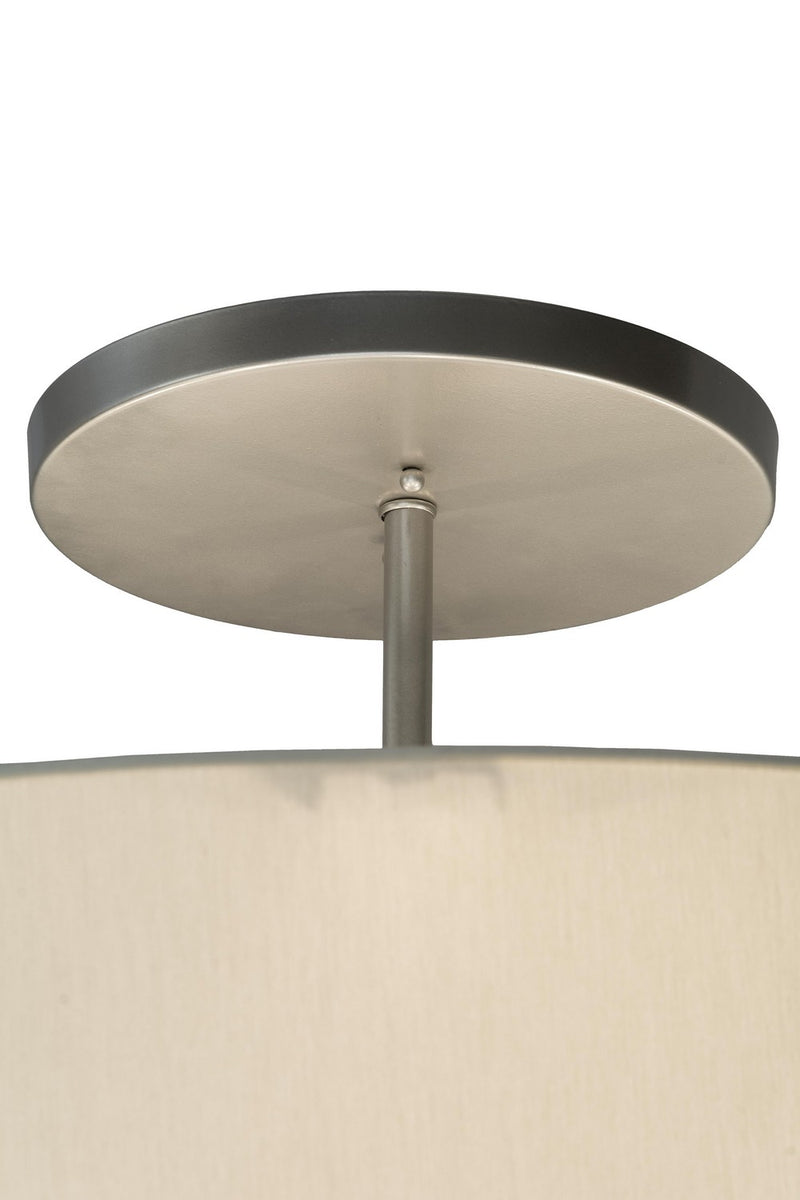 Meyda Tiffany 177633 Six Light Semi-Flushmount, Nickel