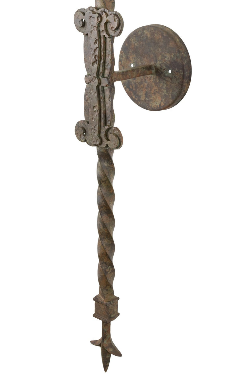 Meyda Tiffany 177813 Three Light Wall Sconce, Organic Rust