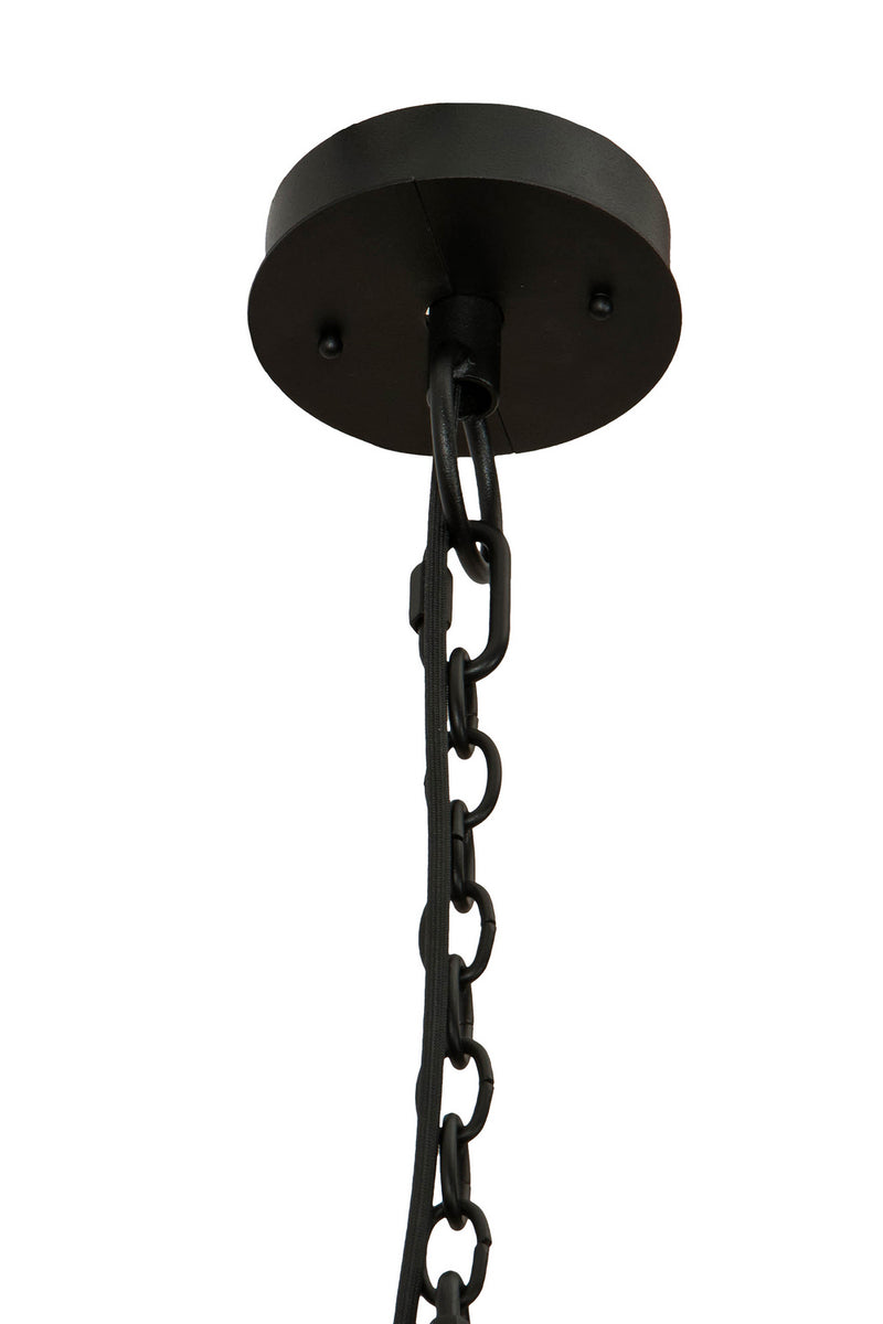 Meyda Tiffany 177850 18 Light Pendant, Textured Black