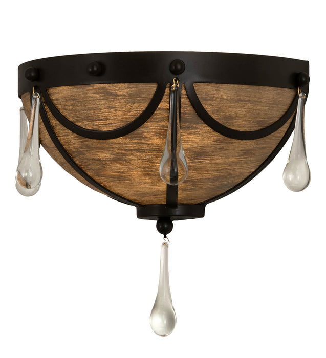 Meyda Tiffany 177955 One Light Wall Sconce, Timeless Bronze