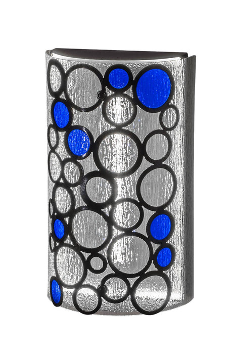 Meyda Tiffany 178167 LED Wall Sconce, Mirror Black