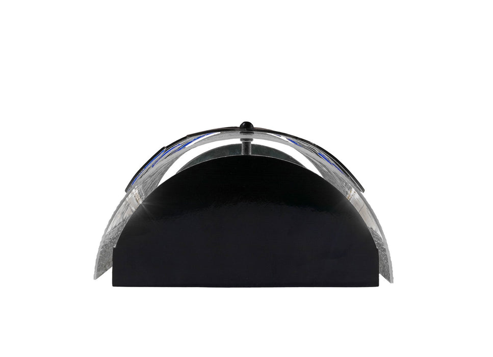 Meyda Tiffany 178167 LED Wall Sconce, Mirror Black