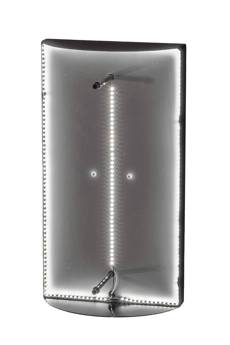 Meyda Tiffany 178167 LED Wall Sconce, Mirror Black