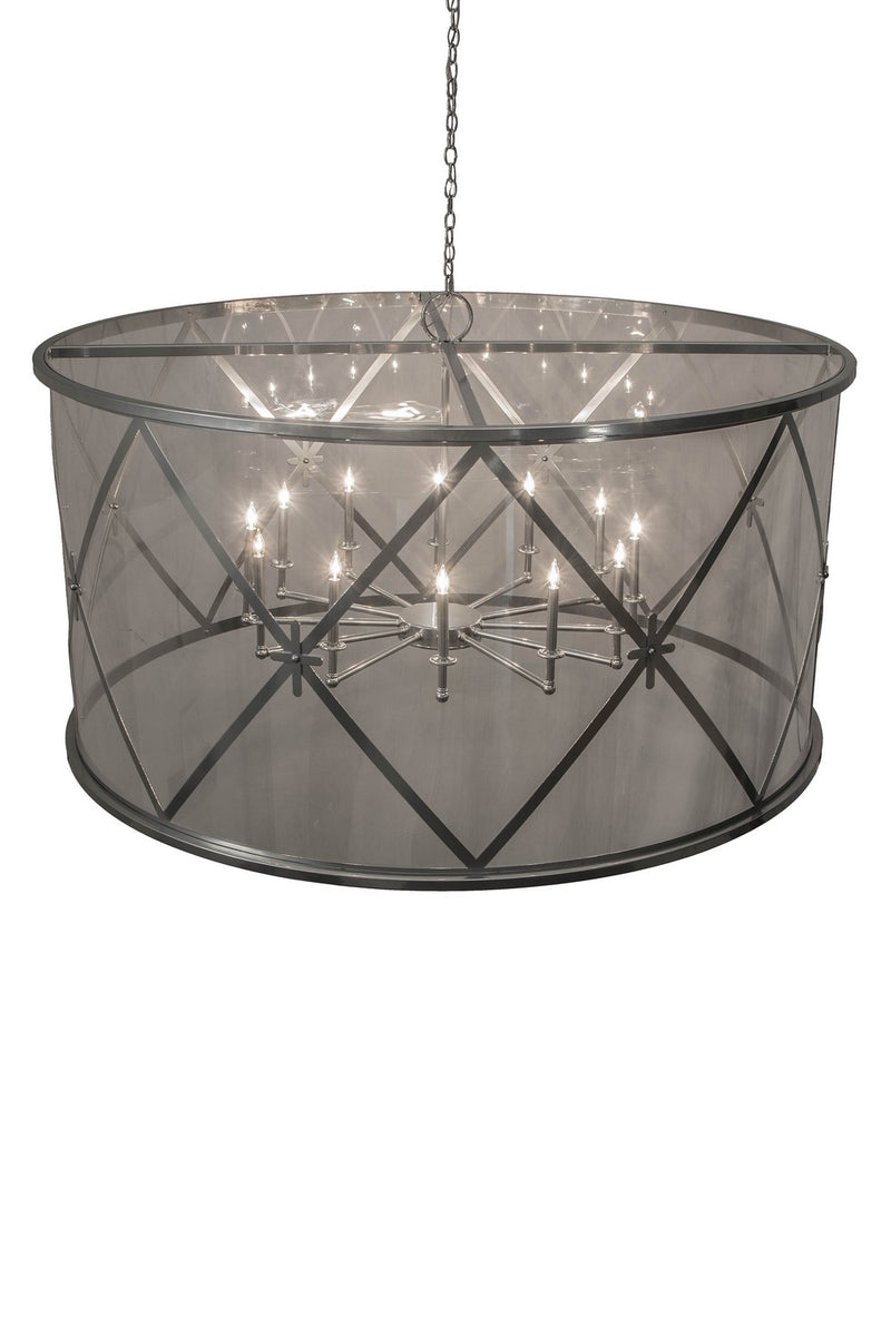 Meyda Tiffany 178337 12 Light Pendant, Extreme Chrome