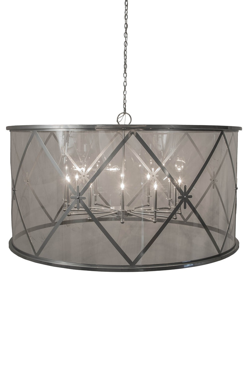 Meyda Tiffany 178337 12 Light Pendant, Extreme Chrome