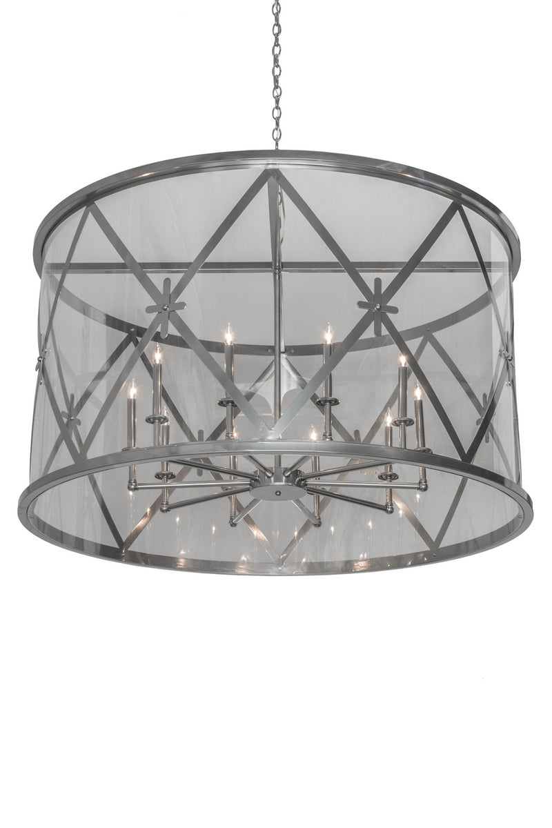 Meyda Tiffany 178338 Ten Light Pendant, Extreme Chrome