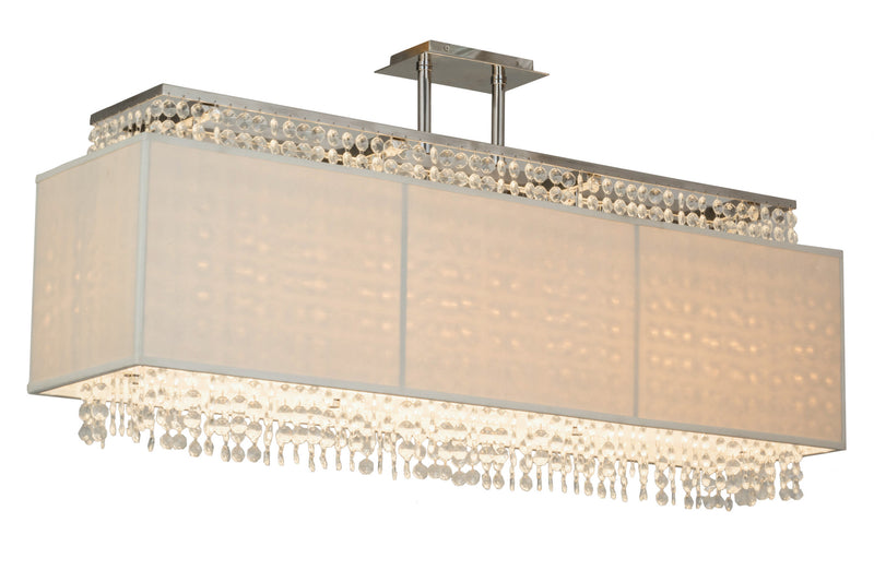 Meyda Tiffany 178430 Ten Light Pendant, Chrome