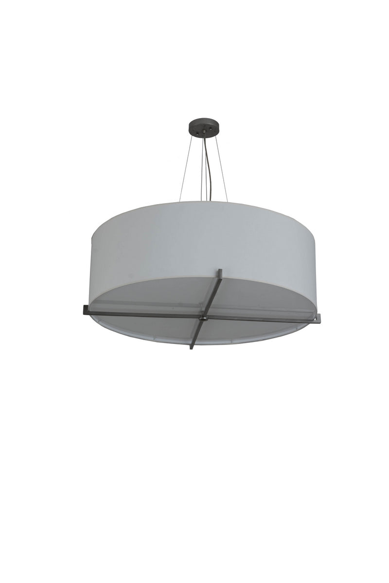 Meyda Tiffany 178683 Four Light Pendant, Brushed Nickel