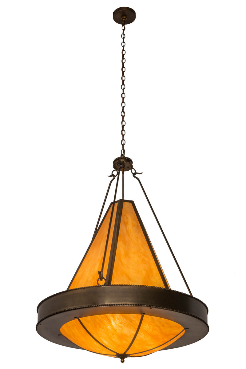 Meyda Tiffany 178817 Six Light Pendant, Antique Copper
