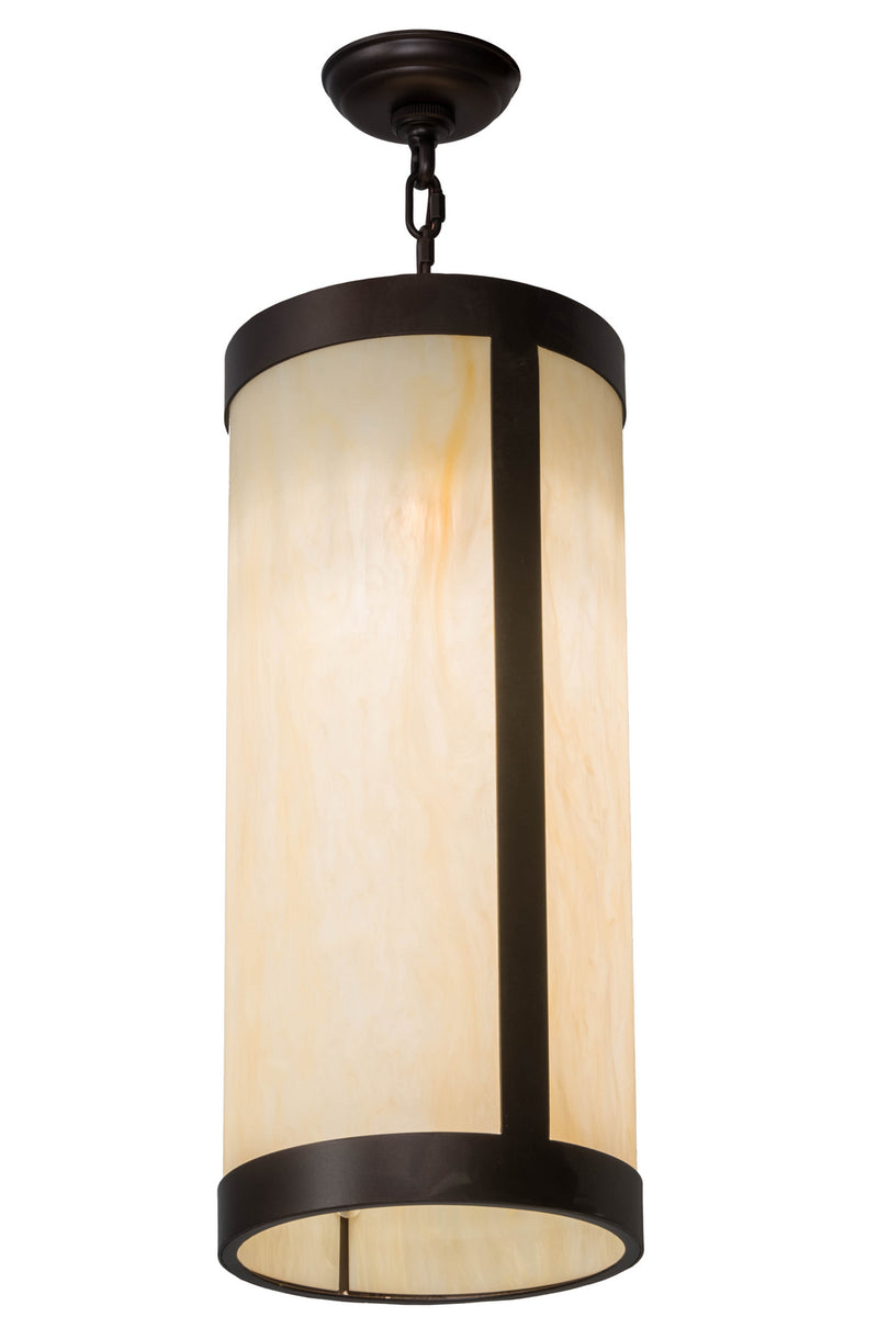 Meyda Tiffany 178975 One Light Pendant, Mahogany Bronze
