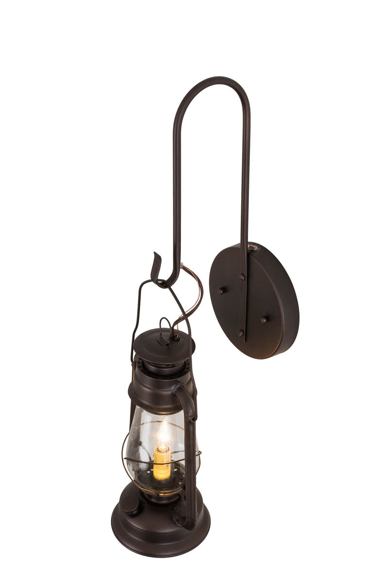 Meyda Tiffany 179095 One Light Wall Sconce, Mahogany Bronze